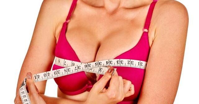 Seins devenus plus gros après l'application de compresses