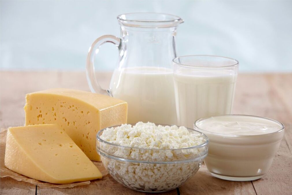 Produits laitiers pour l'augmentation mammaire